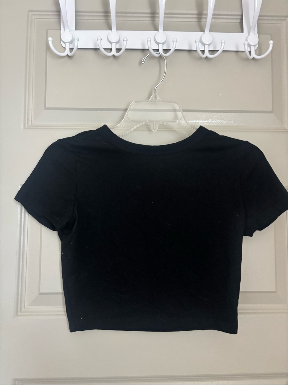 Black Cropped Tee